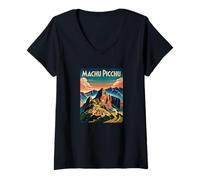Mujer Machu Picchu Camiseta Cuello V