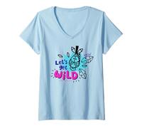 Mujer Madagascar Let's Get Wild Marty Vivid Adventure Camiseta Cuello V