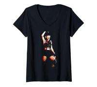 Mujer Madonna Blonde Ambition World Tour Live Justificar mi Amor 1990 Camiseta Cuello V