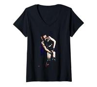 Mujer Madonna Justifica Mi Amor Rubia Ambición Gira Mundial Estrella Pop Camiseta Cuello V
