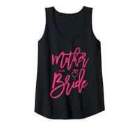 Mujer Madre de la Novia Script Boda Camiseta sin Mangas