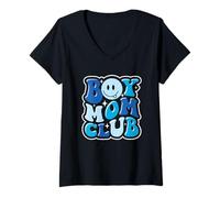 Mujer Madre De Niños Maternidad Crianza Niño Mamá Club Camiseta Cuello V