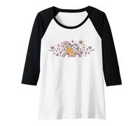 Mujer Madre Hijo Latido Corazón Rainbow Love Camiseta Manga Raglan
