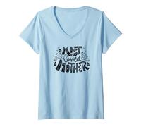 Mujer Madre más querida - Día de la Madre Divertido Camiseta Cuello V