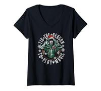 Mujer Magic: The Gathering Christmas Tis The Season To Play Magic Camiseta Cuello V