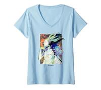 Mujer Magic: The Gathering Merfolk Wizard Tempest Harvester Poster Camiseta Cuello V