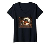 Mujer Magic: The Gathering Werewolf Ambush In The Dark Forest Camiseta Cuello V