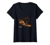Mujer Magic: The Gathering Werewolves In The Dark Forest Portrait Camiseta Cuello V