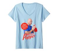 Mujer MAISTER POPPER X Only Love Date Fans Cleanmann Ironie Camiseta Cuello V