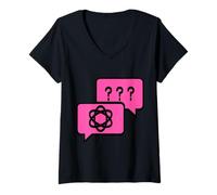 Mujer Mala comunicación Malentendido Malentendido Camiseta Cuello V