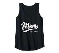 Mujer Mamá 2027 Madre Desde 2027 Retro Mamá EST 2027 Camiseta sin Mangas