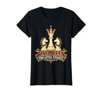 Mujer Mamá de Dos niños Una Reina Dos pequeños Caballeros ajedrez Camiseta gráfica económica