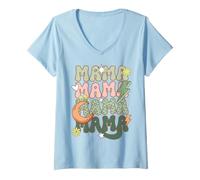 Mujer Mama Mom Life Motherhood Family Camiseta Cuello V