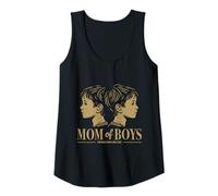 Mujer Mamá Orgullosa de Niños - Caos Amor Maternal Chicos Mamá Camiseta sin Mangas
