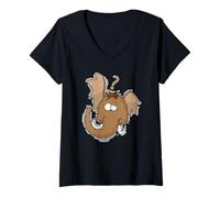 Mujer Mammoth preguntando Camiseta Cuello V