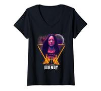 Mujer Mandy Burning Triangle Camiseta Cuello V
