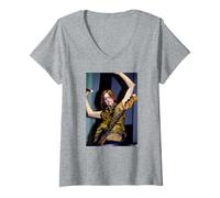 Mujer Manic Street Preachers Nicky Wire por Andy Willsher Camiseta Cuello V