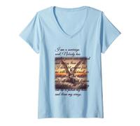 Mujer Manifiesto de un Alma soberana Camiseta Cuello V