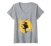 Mujer Manny Machado | Jugadores de béisbol de la MLB de San Diego | MLBMAC4056 Camiseta Cuello V