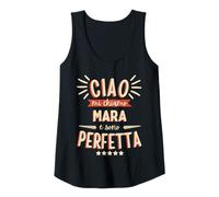 Mujer Mara Idea Regalo Personalizzata Amica Nome Divertente Camiseta sin Mangas