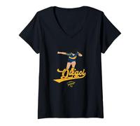 Mujer Maradona Diego Boca Camiseta Cuello V
