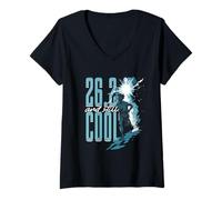 Mujer Maratón Maratoniano Correr 26.2 And Still Cool Camiseta Cuello V