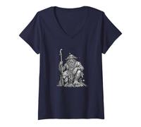 Mujer Maravilla errante de Rübezahl Camiseta Cuello V