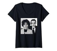 Mujer Marc Bolan Dave Vanian: La Gira de 1977 de The Damned Camiseta Cuello V