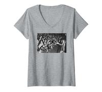 Mujer Marc Bolan T Rex Live Starlight Ballroom Boston 1972 Camiseta Cuello V
