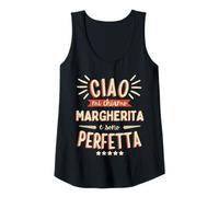 Mujer Margherita Idea Regalo Personalizzata Amica Nome Divertente Camiseta sin Mangas