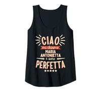 Mujer Maria Antonietta Idea Regalo Personalizzata Amica Nome Camiseta sin Mangas