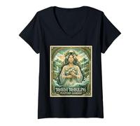 Mujer Maria Makiling - Diwata Mitología Filipina Dios Filipino Camiseta Cuello V