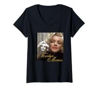 Mujer Marilyn Monroe 004 Camiseta Cuello V