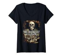 Mujer Mark 8:36 What Shall if Profit - Eternity Verse Warning Camiseta Cuello V