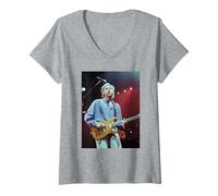 Mujer Mark Knopfler: Dire Straits On Every Street Tour 1991 Camiseta Cuello V
