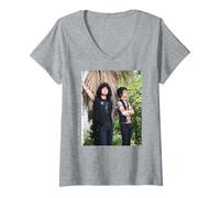 Mujer Mars Volta Cedric & Omar Jazz Rock Latino por Andy Willsher Camiseta Cuello V