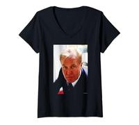 Mujer Martin Fry ABC La Mirada del Amor Foto de Andy Willsher Camiseta Cuello V