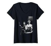 Mujer Martin & Gary Kemp Desfile Era Spandau Ballet Live 1984 Camiseta Cuello V