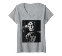 Mujer Martin Landau Misión Espacio Imposible 1999 Michael Grecco Camiseta Cuello V