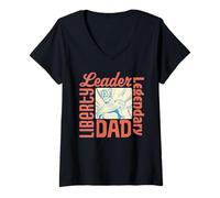 Mujer Marvel Captain America Legendary Dad Father's Day Gift Camiseta Cuello V
