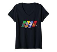 Mujer Marvel Cosmic Invasion Game Super Hero Select Screen Retro Camiseta Cuello V