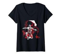 Mujer Marvel Daredevil: Born Again Season 2 Jessica Jones Bullseye Camiseta Cuello V