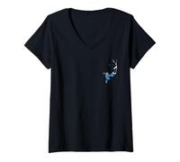 Mujer Marvel Fantastic Four First Steps Mr. Fantastic Pocket Art Camiseta Cuello V