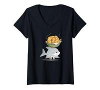 Mujer Marvel Jeff The Land Shark Bringing You Cookies Camiseta Cuello V