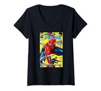 Mujer Marvel Spider-Man: BND Movie 2026 Hulk Boomerang Comic Cover Camiseta Cuello V