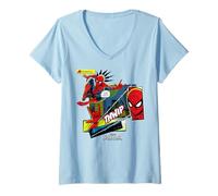 Mujer Marvel Spider-Man: Brand New Day Spider Sense Tingling Thwip Camiseta Cuello V