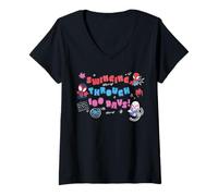 Mujer Marvel Spider-Man & Friends 100 Days of School 100th Day Camiseta Cuello V