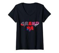 Mujer Marvel Spider-Man Trio Grandpa Family Trip Vacation Matching Camiseta Cuello V