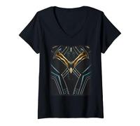 Mujer Marvel Studios Avengers: Doomsday Black Panther Costume Camiseta Cuello V