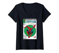 Mujer Marvel Studios Spider-Man: Brand New Day Comic Cover Homage Camiseta Cuello V